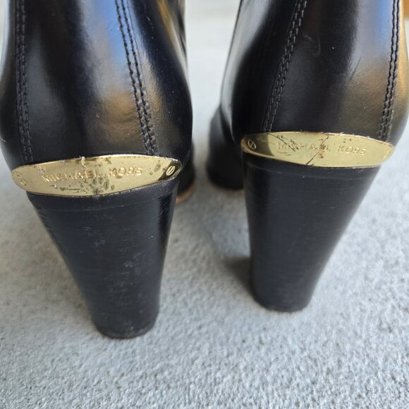 Sz 6 MK Micheal Kors booties ankle boots heel - Picture 9 of 12